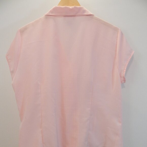 C.B Collections Soft Pink Button Blouse - Picture 6 of 6